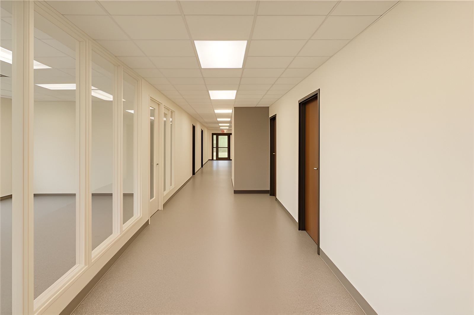 Turnkey facility upgrade before and after