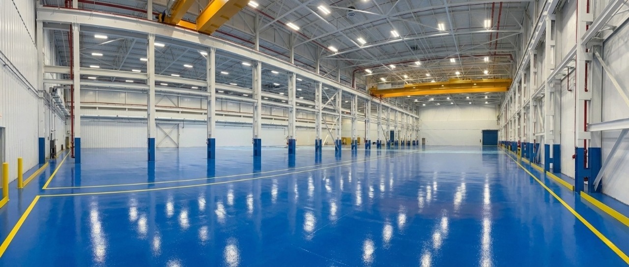 Industrial protective coating application